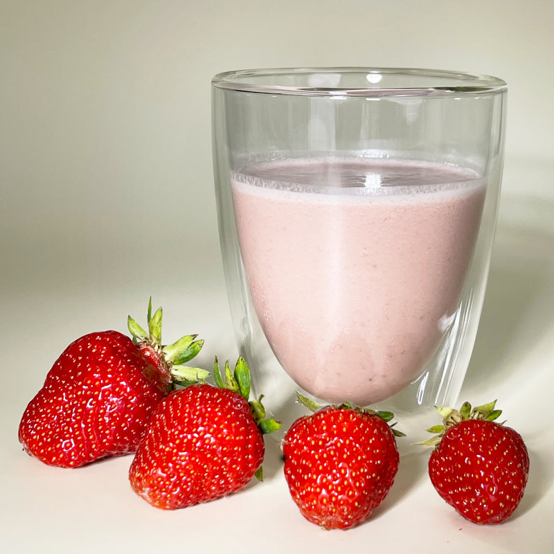 Mehr über den Artikel erfahren Erdbeer-Shake vegan