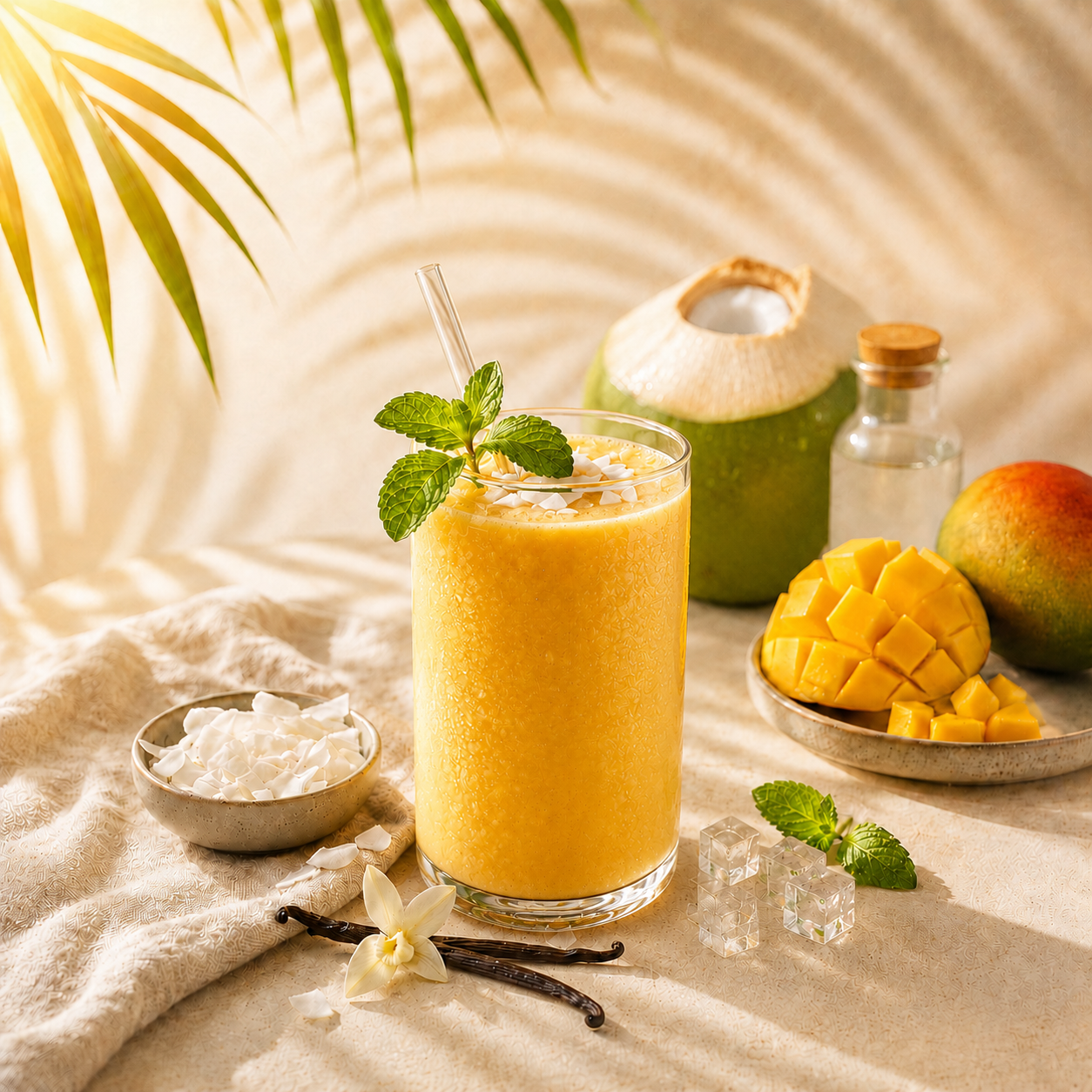 Mehr über den Artikel erfahren Mango-Kokos-Lassi